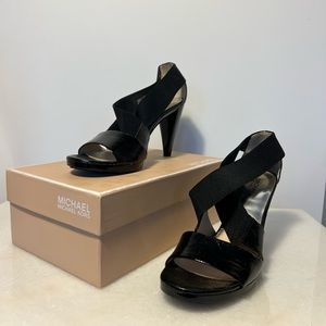 Michael Kors Patent Leather Strappy Heels